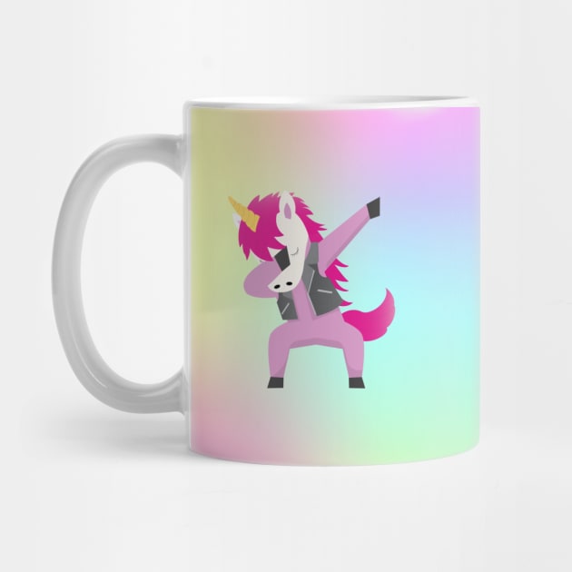 Cute Dabbing Unicorn by DragonTees